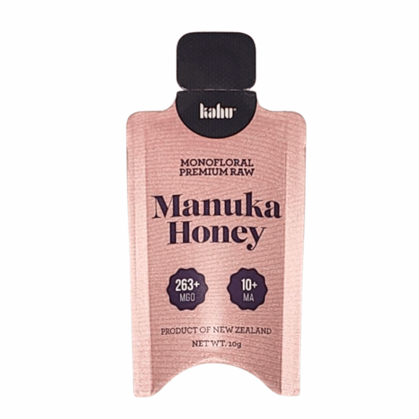 Box of TEN 10G Sachets – RAW MANUKA HONEY MGO 263+ (MA10+) - Image 9