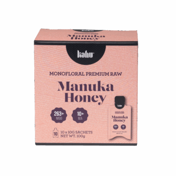 Box of TEN 10G Sachets – RAW MANUKA HONEY MGO 263+ (MA10+)